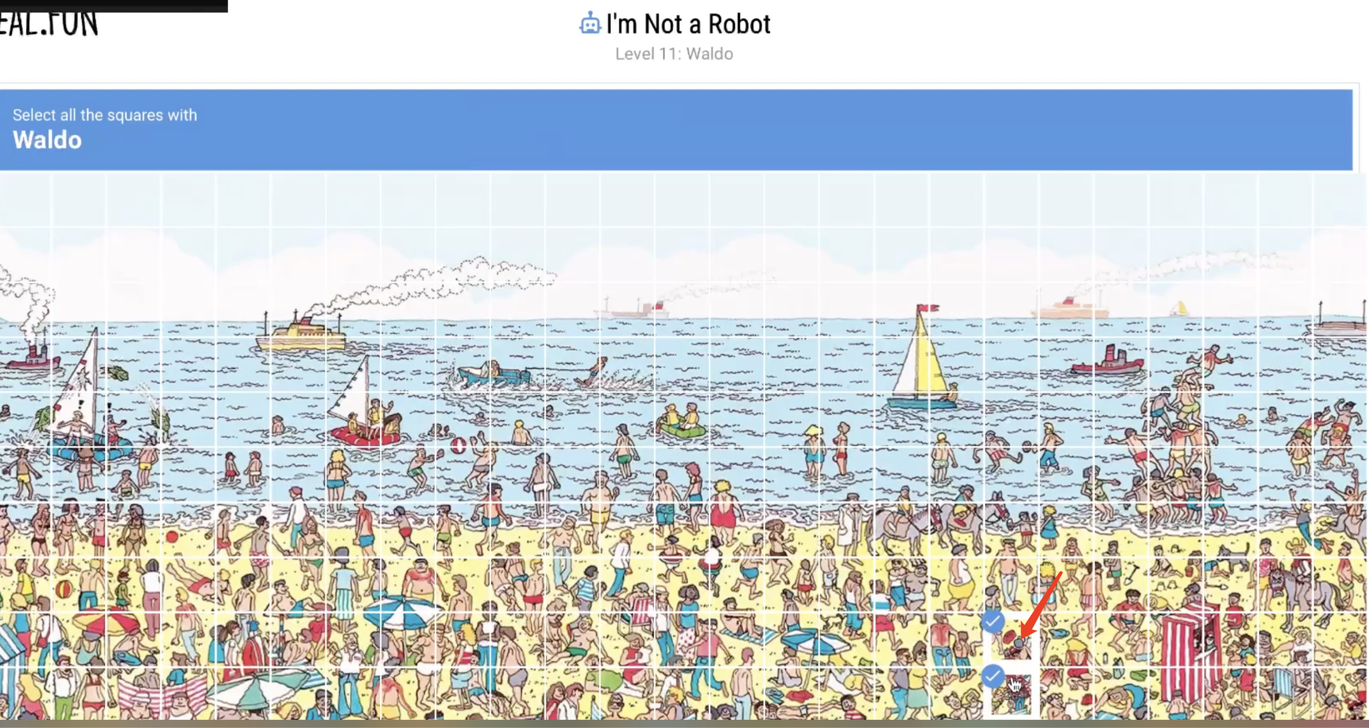 Gecko Out Level 11: I'm Not a Robot Level 11 Solution Walkthrough